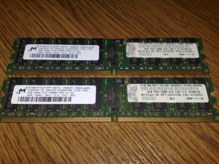 Серверная память DDR2 4Gb PC5300P 667Mhz - цена 160грн.
Это память ECC Register. . фото 3