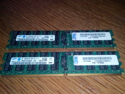 Серверная память DDR2 4Gb PC5300P 667Mhz - цена 160грн.
Это память ECC Register. . фото 4