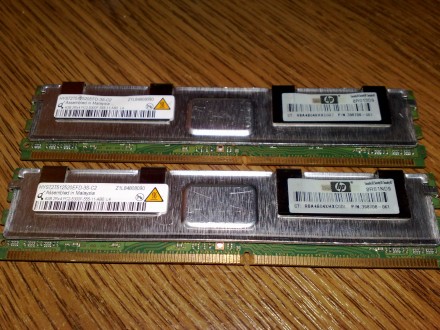 Оперативная память для серверов FB-DIMM DDR2 4Gb PC2-5300F 667Mhz. Это память с . . фото 3