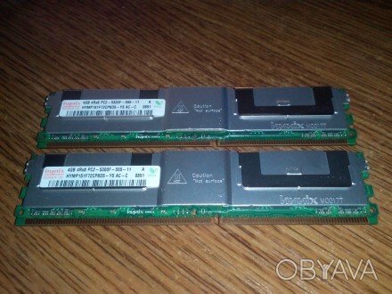 Оперативная память для серверов FB-DIMM DDR2 4Gb PC2-5300F 667Mhz. Это память с . . фото 1