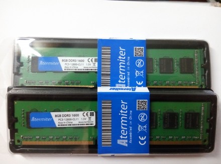 Оперативная память DDR 3 - 8 Гб. 1600 МГц.Под процессоры AMD, сокет АМ3, АМ3+! Н. . фото 4