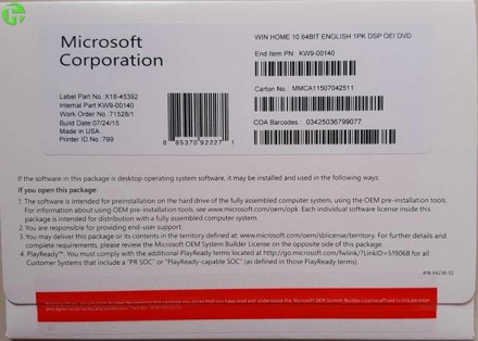 Продаём оригинальные наклейки Windows 7, 8.1, 10

1.Windows 7 SP1 Home Basic 6. . фото 4