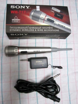 Продам радио микрофон SONY . Новый не бывший в использовании в заводской упаковк. . фото 3