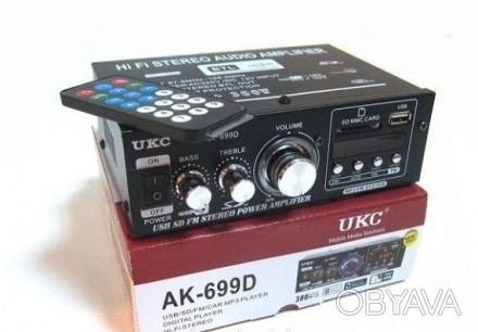 Предлагаем Вам недорогой интегральный стерео усилитель UKC AK-699D с поддержкой . . фото 1