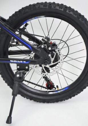Горный подростковый велосипед Модель S300 BLAST NEW черно синий 20 дюймов рама 1. . фото 4