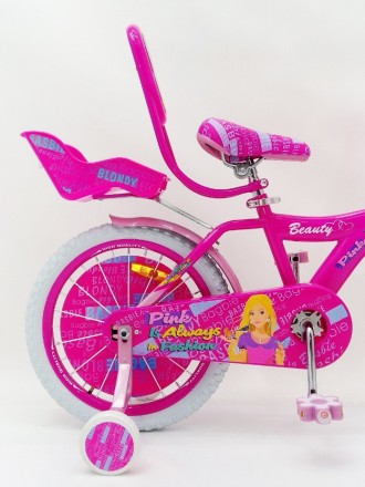 
Детский двухколесный велосипед для девочки с корзинкой BEAUTY
Велосипед оснащен. . фото 8