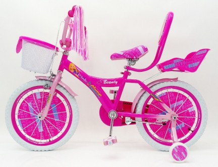 
Детский двухколесный велосипед для девочки с корзинкой BEAUTY
Велосипед оснащен. . фото 10