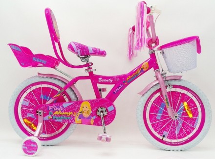 
Детский двухколесный велосипед для девочки с корзинкой BEAUTY
Велосипед оснащен. . фото 9
