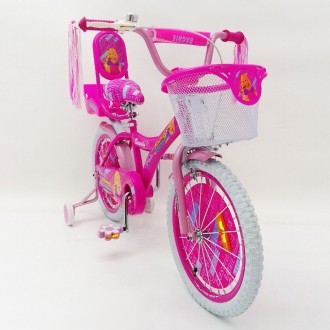 
Детский двухколесный велосипед для девочки с корзинкой BEAUTY
Велосипед оснащен. . фото 3