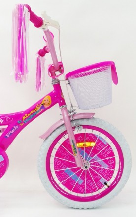
Детский двухколесный велосипед для девочки с корзинкой BEAUTY
Велосипед оснащен. . фото 6