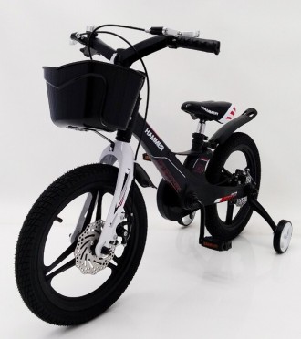  ↵
 
 
Детский двухколесный велосипед 1650D-HAMMER HUNTER черный. Магниевая рама. . фото 3