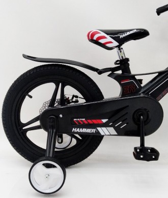  ↵
 
 
Детский двухколесный велосипед 1650D-HAMMER HUNTER черный. Магниевая рама. . фото 5