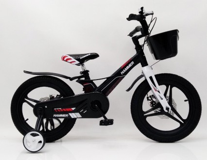  ↵
 
 
Детский двухколесный велосипед 1650D-HAMMER HUNTER черный. Магниевая рама. . фото 6