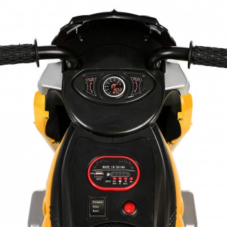 
Характеристики детского мотоцикла:
Два мотора 2х35W
Два аккумулятора 2х6V/4,5AH. . фото 4