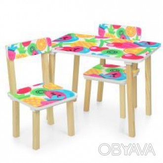 Яркий красочный столик, за которым вашему малышу будет интересно и весело сидеть. . фото 1