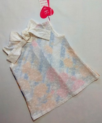 Красивая блуза с цветами от итальянского бренда Sarah Chole для девочки в размер. . фото 3