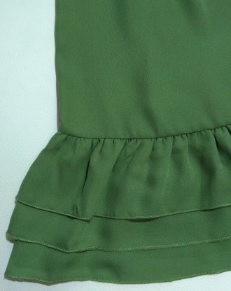 Легкая воздушная блуза цвета оливы от итальянского бренда To be too для девочки . . фото 4