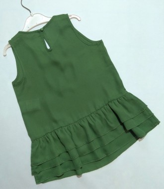 Легкая воздушная блуза цвета оливы от итальянского бренда To be too для девочки . . фото 3