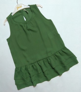 Легкая воздушная блуза цвета оливы от итальянского бренда To be too для девочки . . фото 2