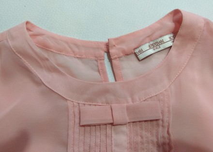 Легкая розовая блуза от голландского бренда SuperTrash для девочки в размере 14(. . фото 4