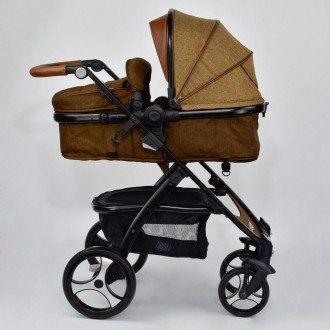 Детская коляска Joy 8683 Coffee – отличная и совершенно универсальная коляска с . . фото 4
