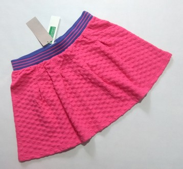 Розовая нежная юбка от итальянского бренда Benetton для девочки в размере 10-11 . . фото 2