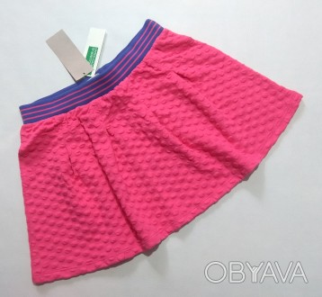Розовая нежная юбка от итальянского бренда Benetton для девочки в размере 10-11 . . фото 1