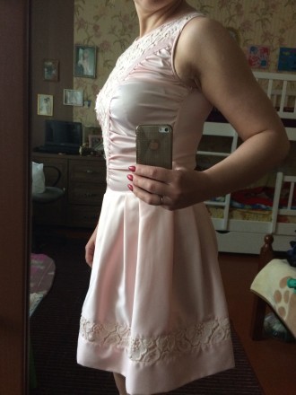 Плаття ніжно рожевого кольору, у відмінному стані. Вдягала 2 рази.. . фото 4
