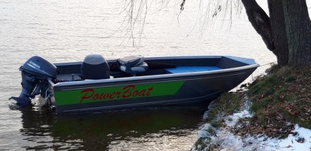 Лодка алюминиевая моторная POWERBOAT PB420.. . фото 3