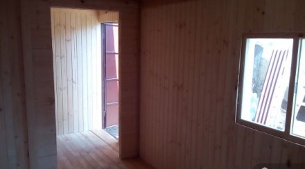 Продам новую деревянную бытовку,садовый домик. Ширина 250см. длина 540см, высота. . фото 2