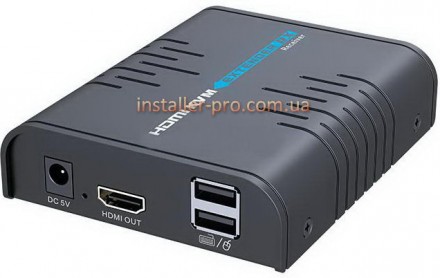 Комплект Lenkeng LKV373KVM – это удлинитель, способный передать HDMI  сигнал до . . фото 6