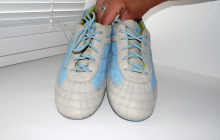 Кожаные кроссовки Lee, Италия
цвет серый, голубой
натуральная кожа
размер 39,. . фото 7