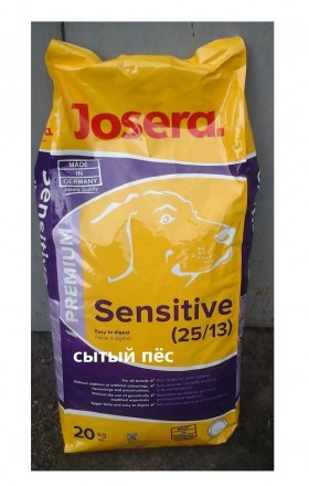 Josera (Йозера) Premium Sensitive 25/13 для взрослых собак с чувствительным пище. . фото 2