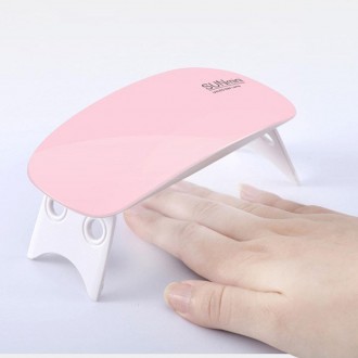 Ультрафиолетовая гибридная лампа Sun Mini для наращивания ногтей и сушки гель ла. . фото 5