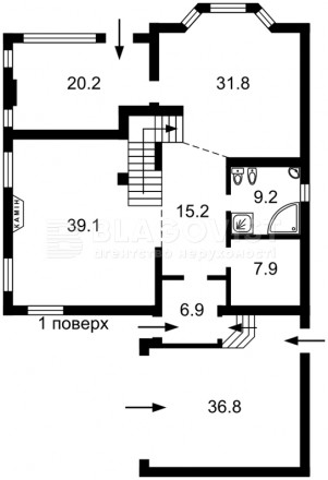 Долгосрочная аренда частного дома в центре Киева, Печерский район. 
3-х этажный. Черная Гора. фото 8