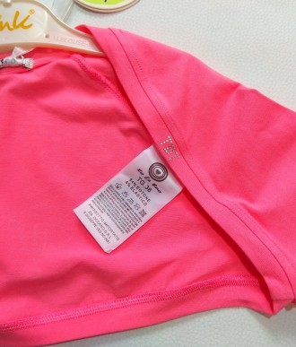 Однотонное кораллово-розовое болеро от итальянского бренда To be too для девочки. . фото 3