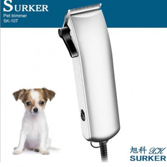  Электрическая машинка для стрижки собак Surker SK-107 10 Вт с 4 насадками, бесш. . фото 4