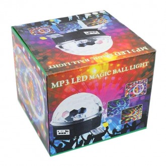  
 Светодиодный диско-шар Led Magic Ball Light подойдет для домашних праздников . . фото 4
