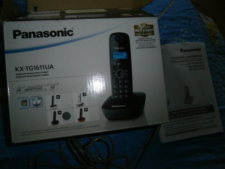 Цифровой безпроводной телефон Panasonic KX-TG1611UA новый. . фото 6