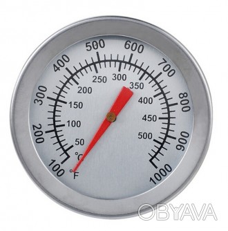Термометр для коптильни барбекю печи духовки из нержавеющей стали, огнеупорное с. . фото 1