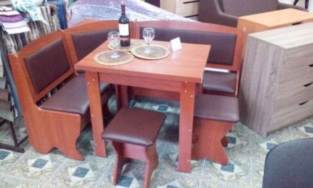 Кухонный уголок Император с раскладным столом +2 табурета.
Современный кухонный. . фото 5