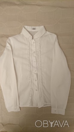 Блузка, рубашка Юность для девочек.

Оригинал.

Страна: Украина.

Рост 152. . фото 1