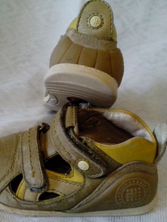 Кожаные летние туфельки ф-мы Biomecanics (Испания). Не скользящая подошва, ортоп. . фото 4
