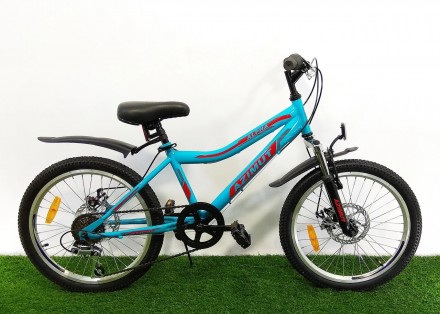 Подростковый велосипед Azimut Alpha 20 дюймов колеса с 7 скоростями предназначен. . фото 3