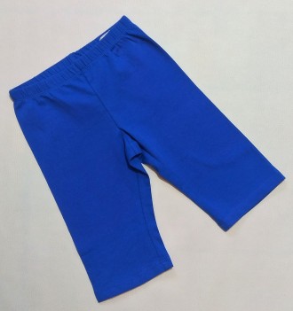 Синие однотонные штанишки для мальчика от итальянского бренда OVS в размере 6-9 . . фото 2