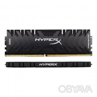 
Оперативная память DDR4 8 GB 3000MHz kingston HyperX PREDATOR Black CL15 (box) . . фото 1