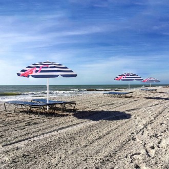 Пляжный зонт от польского бренда Springos защитит от прямых солнечных лучей во в. . фото 9