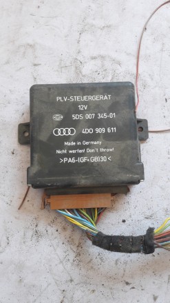 Блок управления рулевой колонкой Audi A8 D2 4D0909611. Чернигов. фото 1