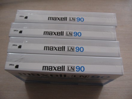 Кассета Maxell LN 90, запечатанная, в наличии 4 штуки.. . фото 5