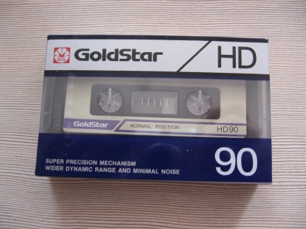 Кассета GoldStar HD90, запечатанная, в наличии 5 штук и коробка.. . фото 2